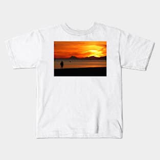 Benidorm Sunset Costa Blanca Spain Kids T-Shirt